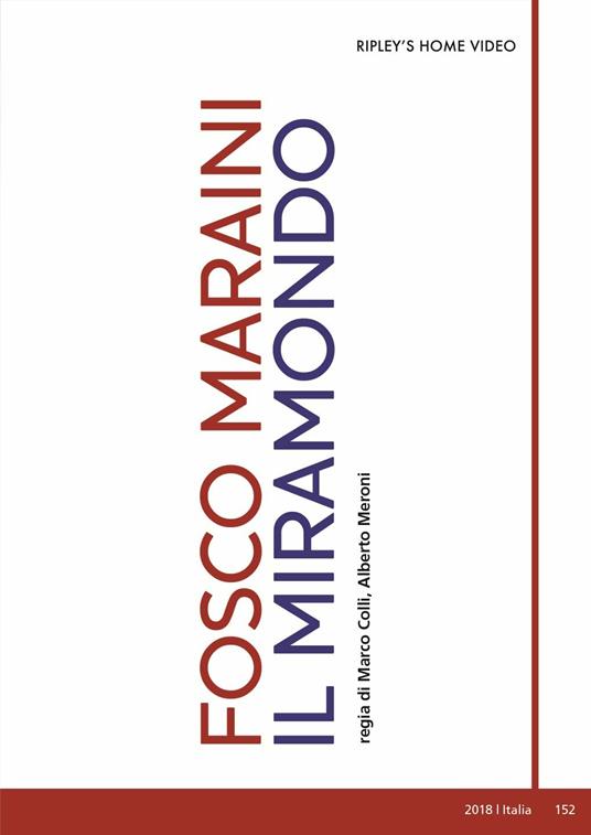 Fosco Maraini. Il Miramondo (DVD) di Marco Colli,Alberto Meroni - DVD