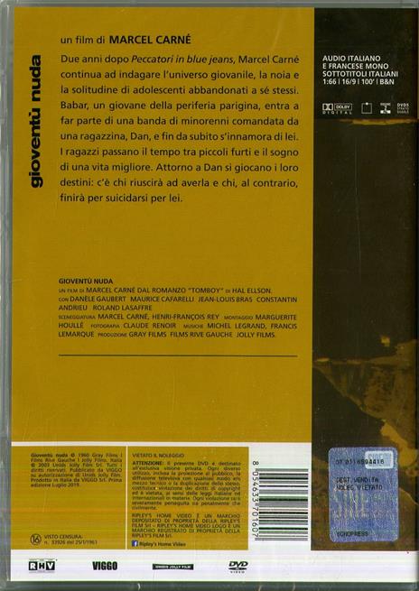 Gioventù nuda (DVD) di Marcel Carné - DVD - 2