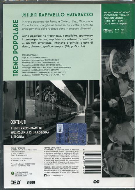 Treno popolare (DVD) di Raffaello Matarazzo - DVD - 2