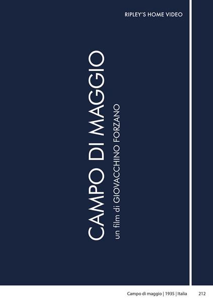 Campo di maggio (DVD) di Gioacchino Forzano - DVD
