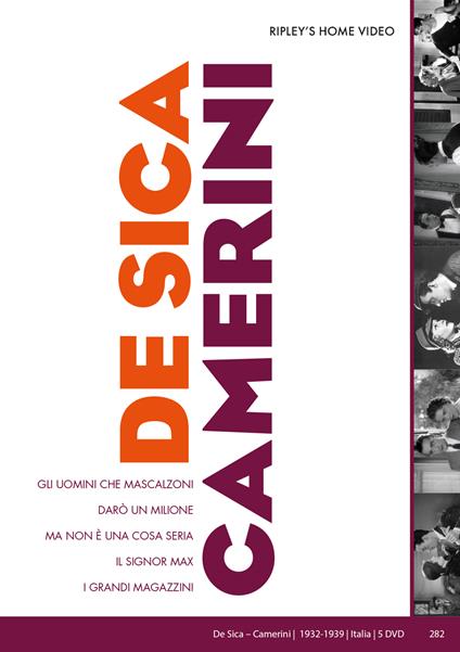 Vittorio De Sica / Mario Camerini (5 Dvd) di Mario Camerini