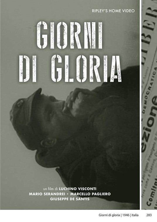 Giorni Di Gloria (DVD) di Giuseppe De Santis,Marcello Pagliero,Luchino Visconti - DVD