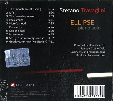Ellipse. Piano solo - CD Audio di Stefano Travaglini - 2
