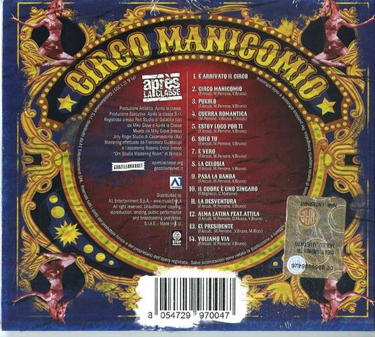 Circo manicomio - CD Audio di Après la Classe - 2