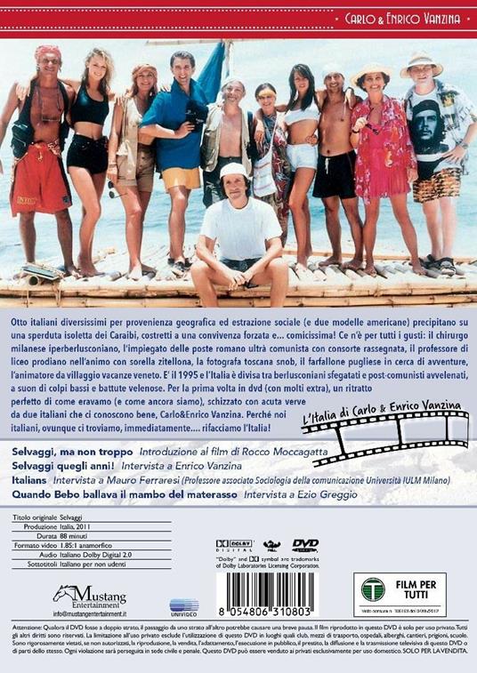 Selvaggi (DVD) di Carlo Vanzina - DVD - 2