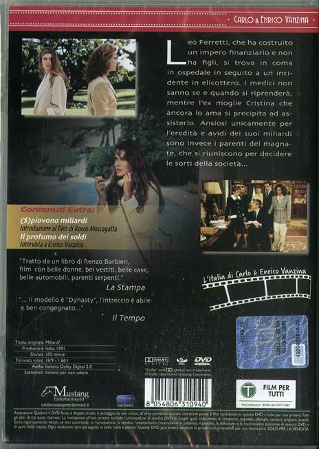 Miliardi (DVD) di Carlo Vanzina - DVD - 2