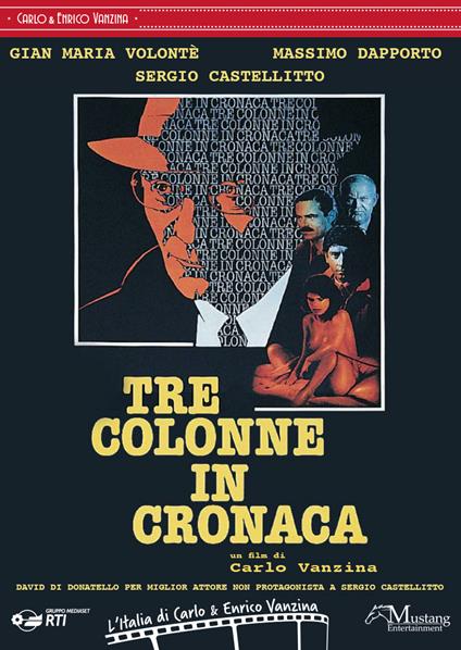 Tre colonne in cronaca (DVD) di Carlo Vanzina - DVD