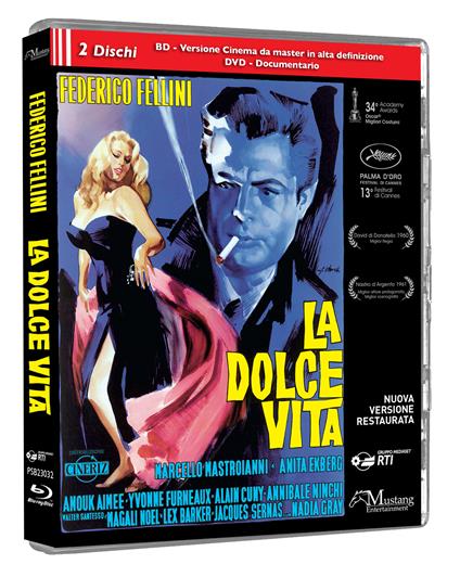 La Dolce Vita Combo (DVD + Blu-ray) . di Federico Fellini - DVD + Blu-ray