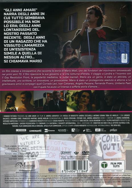 Gli anni amari (DVD) di Andrea Adriatico - DVD - 2