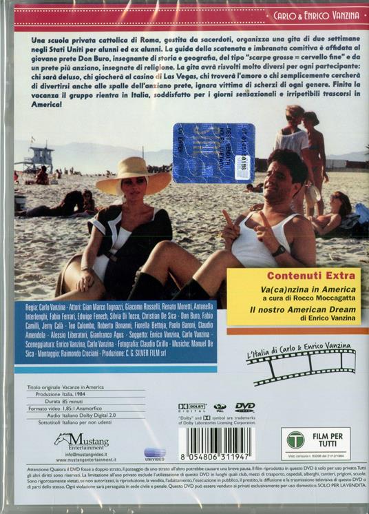 Vacanze in America (DVD) di Carlo Vanzina - DVD - 2