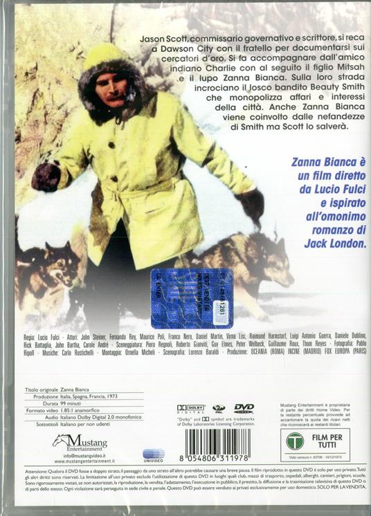 Zanna Bianca (DVD) di Lucio Fulci - DVD - 2