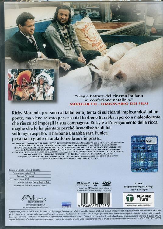 Ricky e Barabba (DVD) di Christian De Sica - DVD - 2