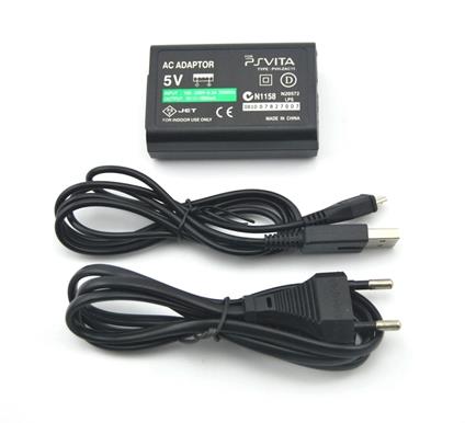 Caricabatterie Alimentatore Da Rete 220v 5v 1.5a Per Console Ps Vita 2000