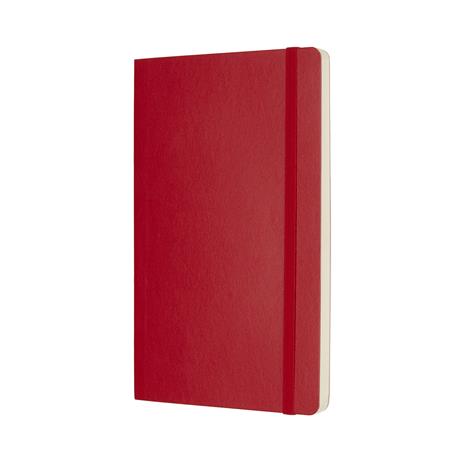 Taccuino Moleskine large a pagine bianche copertina morbida rosso. Scarlet Red - 2