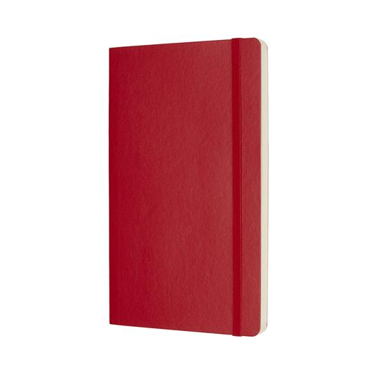 Taccuino Moleskine large puntinato copertina morbida rosso. Scarlet Red - 2