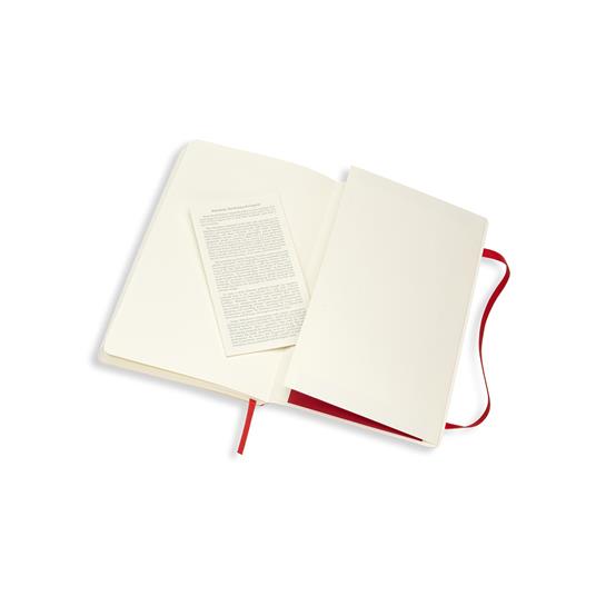 Taccuino Moleskine large puntinato copertina morbida rosso. Scarlet Red - 5