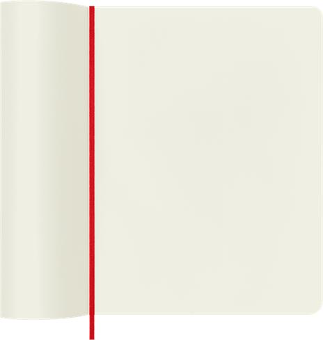 Taccuino Moleskine XL a pagine bianche copertina morbida rosso. Scarlet Red - 3
