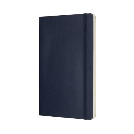 Taccuino Moleskine large a righe copertina morbida blu. Sapphire Blue - 2