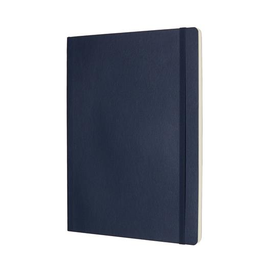 Taccuino Moleskine XL a pagine bianche copertina morbida blu. Sapphire Blue - 2