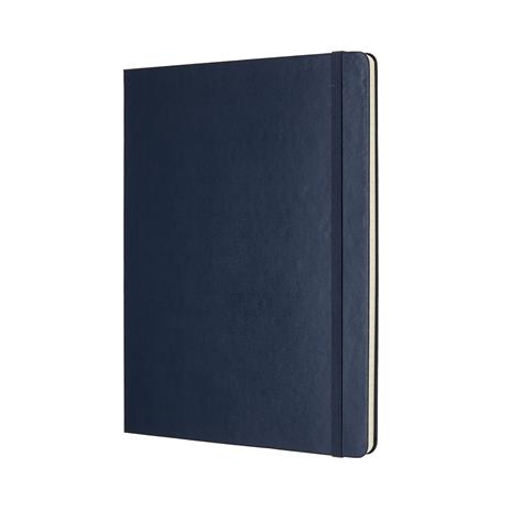 Taccuino Moleskine XL a righe copertina rigida blu. Sapphire Blue - 2