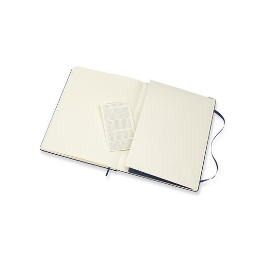 Taccuino Moleskine XL a righe copertina rigida blu. Sapphire Blue - 5