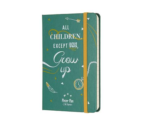 Taccuino Moleskine Peter Pan Limited Edition pocket a righe. Indians. Verde - 2