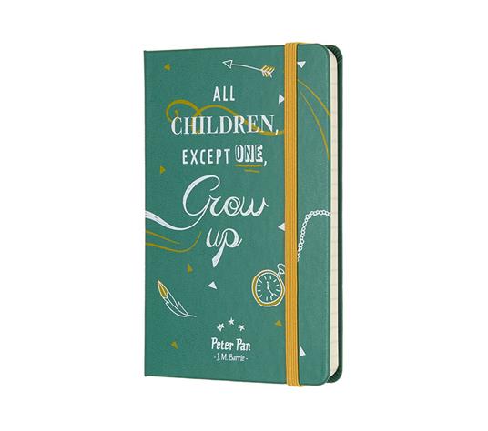 Taccuino Moleskine Peter Pan Limited Edition pocket a righe. Indians. Verde - 2