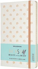 Taccuino Moleskine La Bella e la Bestia Limited Edition large a righe. Rose