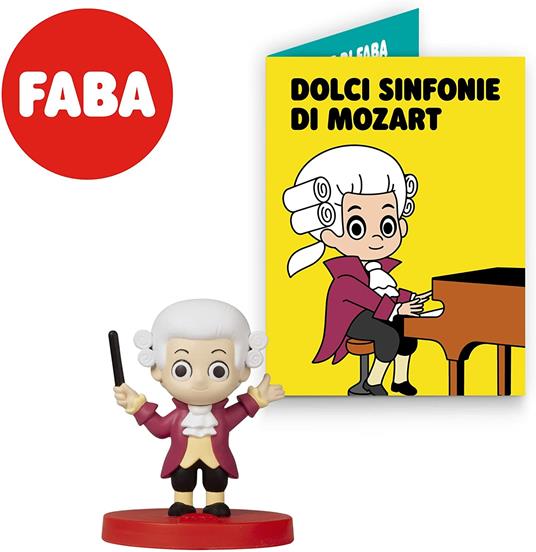 FABA Personaggio Sonoro Dolci Sinfonie di Mozart - Canzoncine - Giocattolo, Contenuti Educativi, Versione Italiana, Bambini 0+ Anni - 4