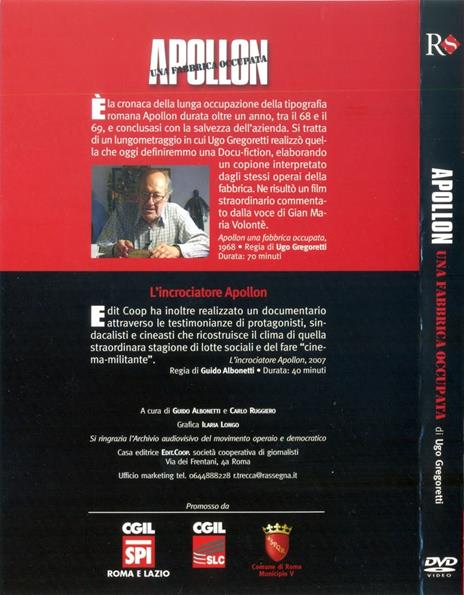 Apollon: una fabbrica occupata - Contratto. Due film Di Ugo Gregoretti. Forum Italia (DVD) di Ugo Gregoretti - DVD - 2