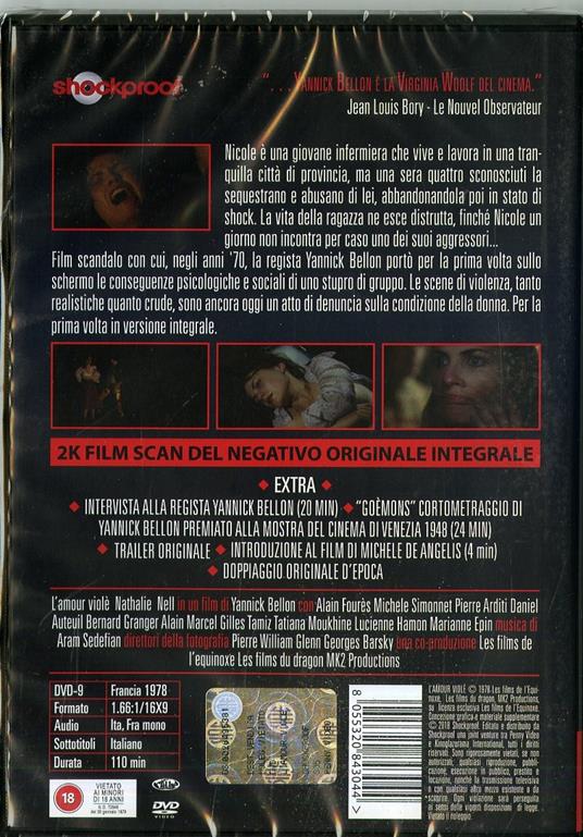 L' amour violé (DVD) di Yannick Bellon - DVD - 2