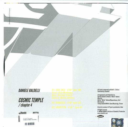 Cosmic Temple Chapter 4 - Vinile LP di Daniele Baldelli - 2