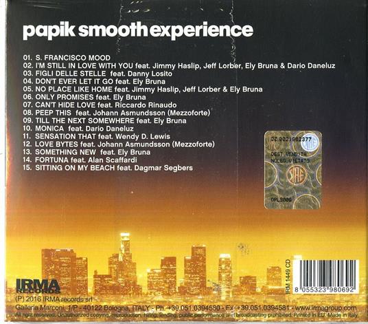 Papik Smooth Experience - CD Audio di Papik Smooth Experience - 2