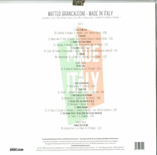 Made in Italy - Vinile LP di Matteo Brancaleoni - 2