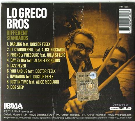 Different Standards - CD Audio di Lo Greco Bros - 2