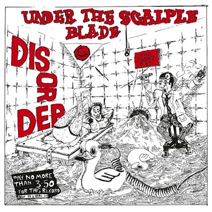 Under The Scalpel Blade (Burgundy Vinyl) - Vinile LP di Disorder