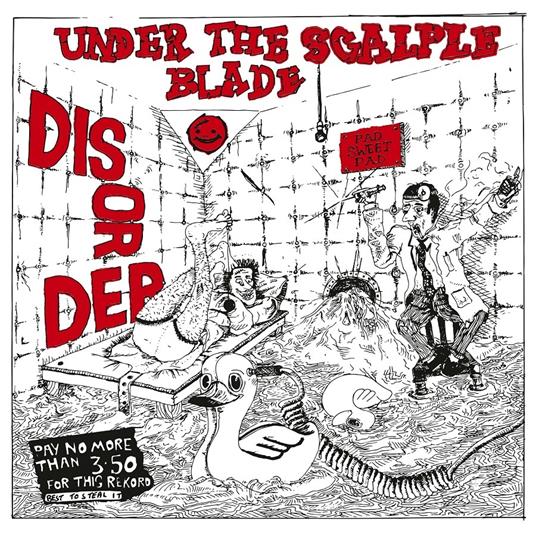 Under The Scalpel Blade (Burgundy Vinyl) - Vinile LP di Disorder