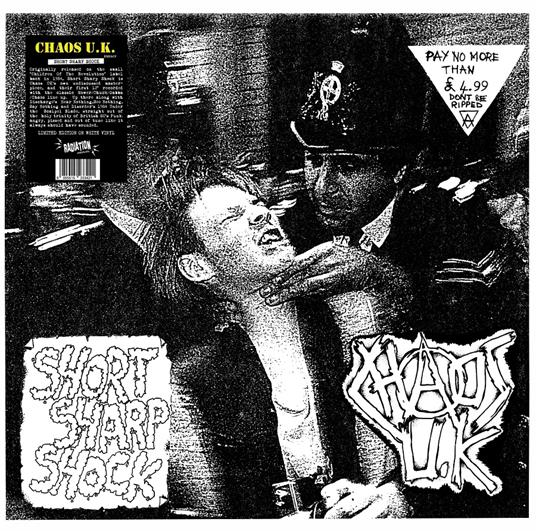 Short Sharp Shock (White Vinyl) - Vinile LP di Chaos UK