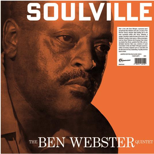 Soulville (Clear Vinyl) - Vinile LP di Ben Webster