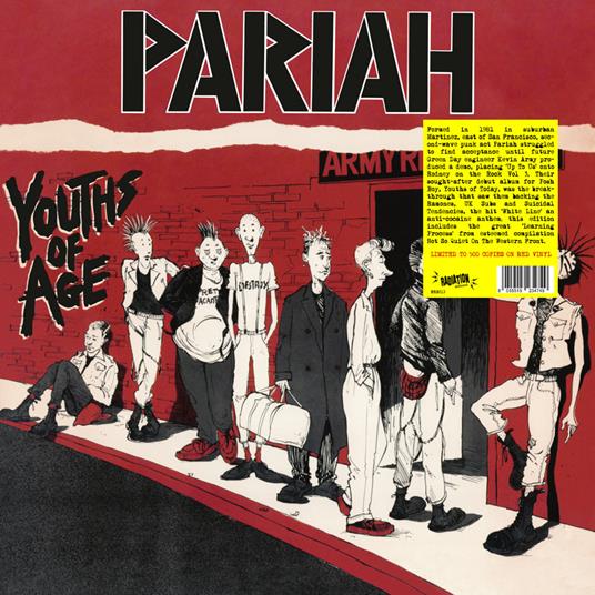 Youths Of Age (Red Vinyl) - Vinile LP di Pariah