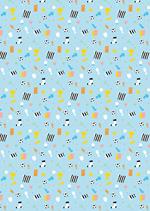 Juventus Pattern Juventus Kids Carta Da Parati 100X254