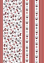 Inter Pattern I Love Inter Carta Da Parati 100X254