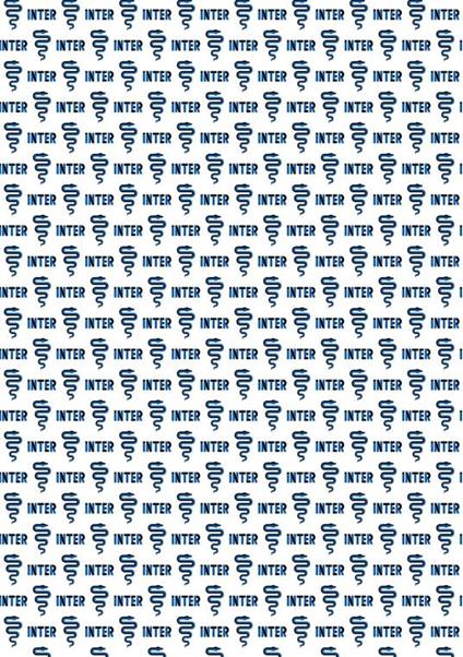 Inter Pattern Snake Inter Carta Da Parati 300X254