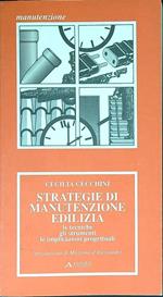 Strategie di manutenzione edilizia. Le tecniche, gli strumenti, le implicazioni progettuali