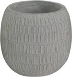 vaso in fibra sintetica di design moderno industrial cm 18,8 x 18,8 x 16,5 h