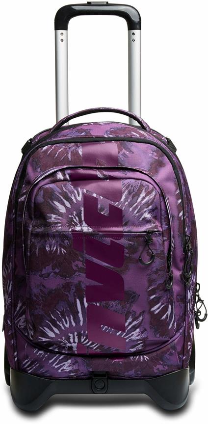 Zaino scuola New Plug Invicta Fantasy, 2 scomparti, Tie Dye Purple - 36 x 53 x 26,5 cm