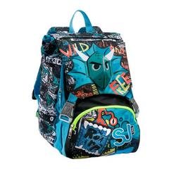 Zaino scuola Sdoppiabile Big Sj Gang Flip-3d Da Sj Boy, Jet Black - 27 x 41 x 16 cm - 3