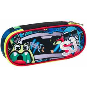Astuccio bustina Round Plus Sj Gang Wondrous Da Sj Boy, blu - 23 x 10 x 5,5 cm