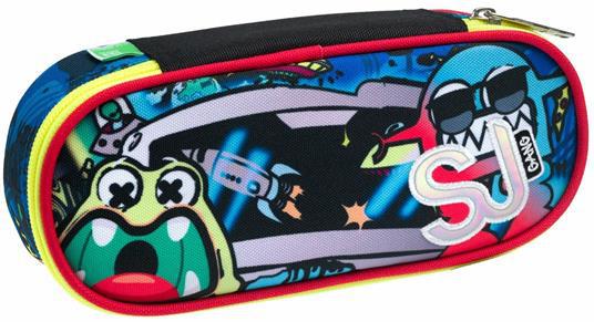 Astuccio bustina Round Plus Sj Gang Wondrous Da Sj Boy, blu - 23 x 10 x 5,5 cm