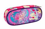 Bustina Astuccio Round Plus Sj Gang Wondrous Da Sj Girl, Azalea Pink - 23 x 1 0 x 5,5 cm